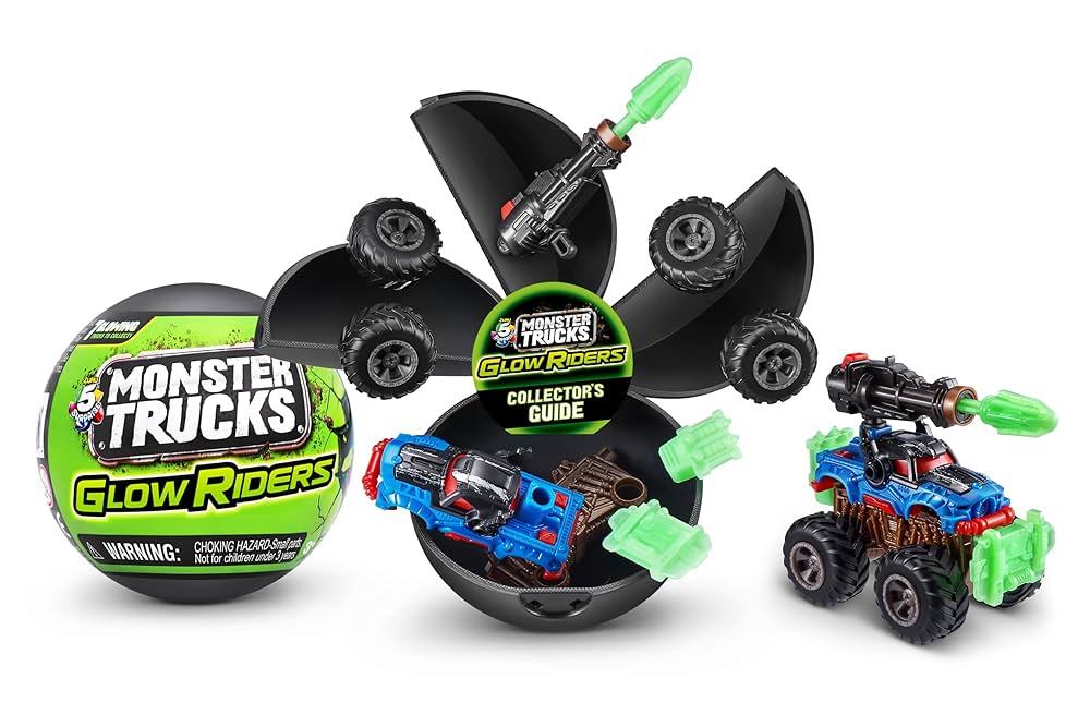 5つまとめ売り　Monster Trucks glow riders カプセル 5つまとめ売り Monster Trucks glow riders カプセル